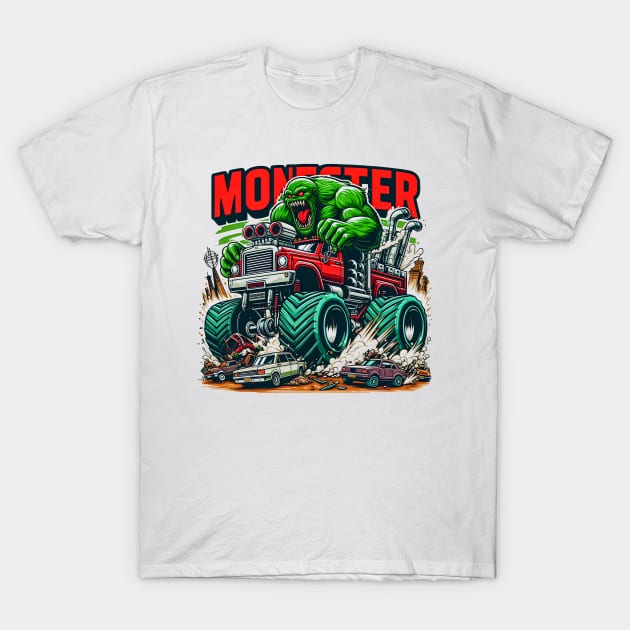 Monster Jam Truck T-Shirt by T-shirt US